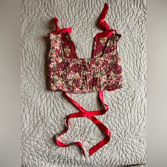 Handmade Quilt Jacket and Corset Top - Picture 2 of 2